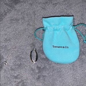 Tiffany & Co. Oval Pendant Necklace